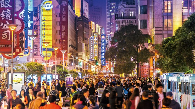 Nanjing Street in Shanghai